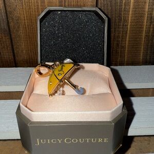 Juicy Couture Yellow Umbrella Charm